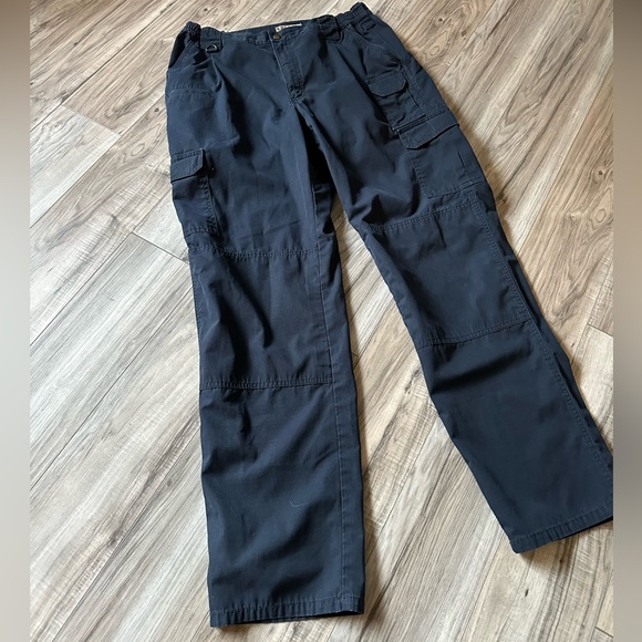 5.11 Tactical Taclite Pro Ripstop Cargo Work Pant in Blue  Tall Size 38x36 - Picture 2 of 7